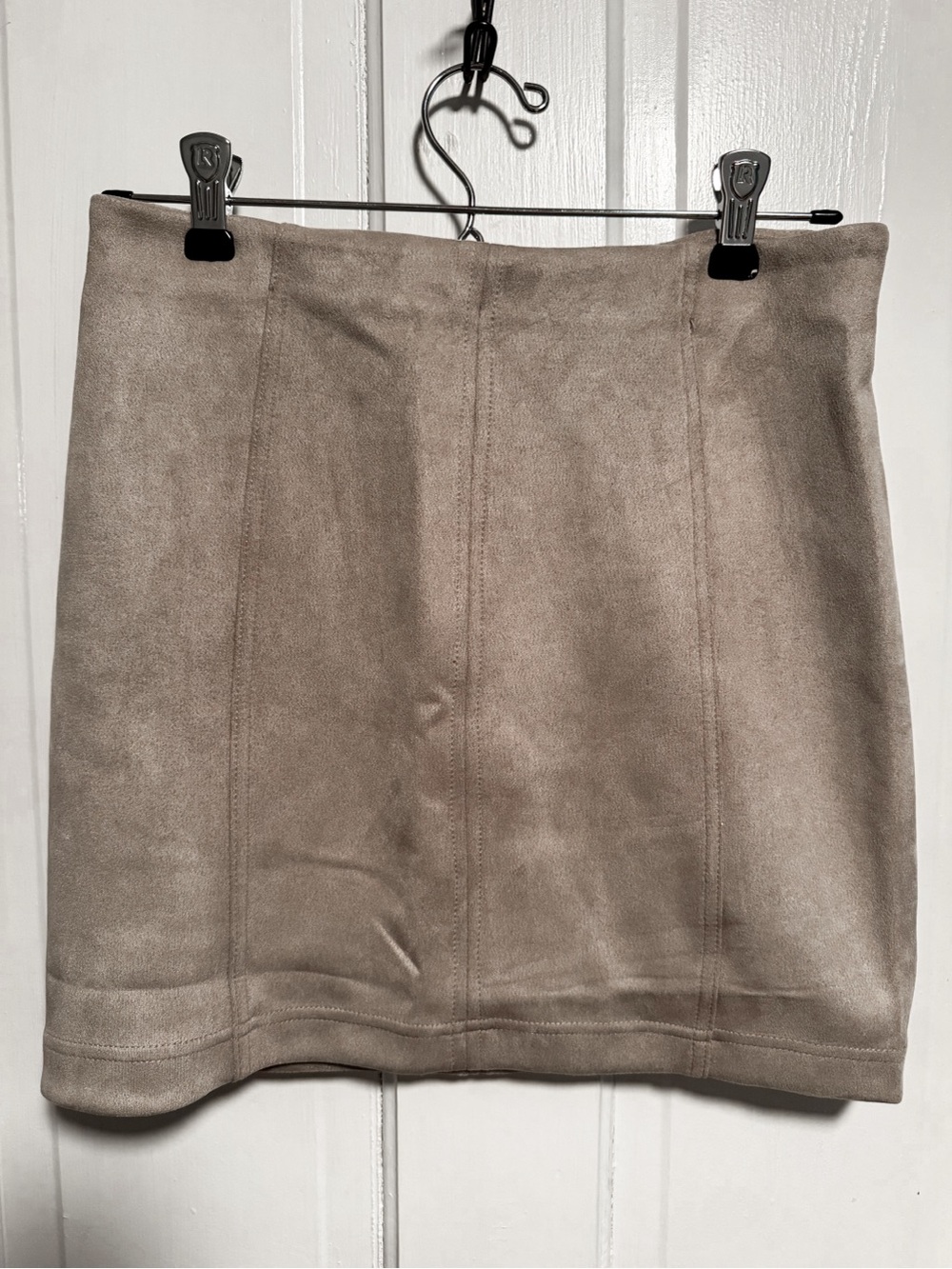 Shinestar Taupe Mini Skirt